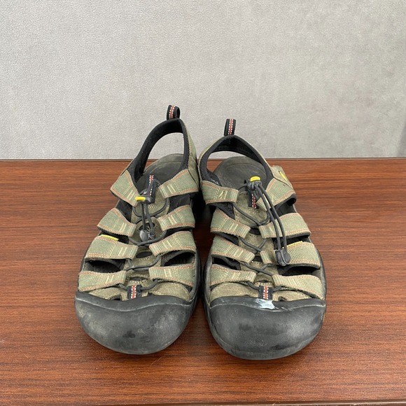 Keen Newport H2 Mens US 12 Sandal Olive Green Bungee Cord Lace Outdoor Hiking main image 6